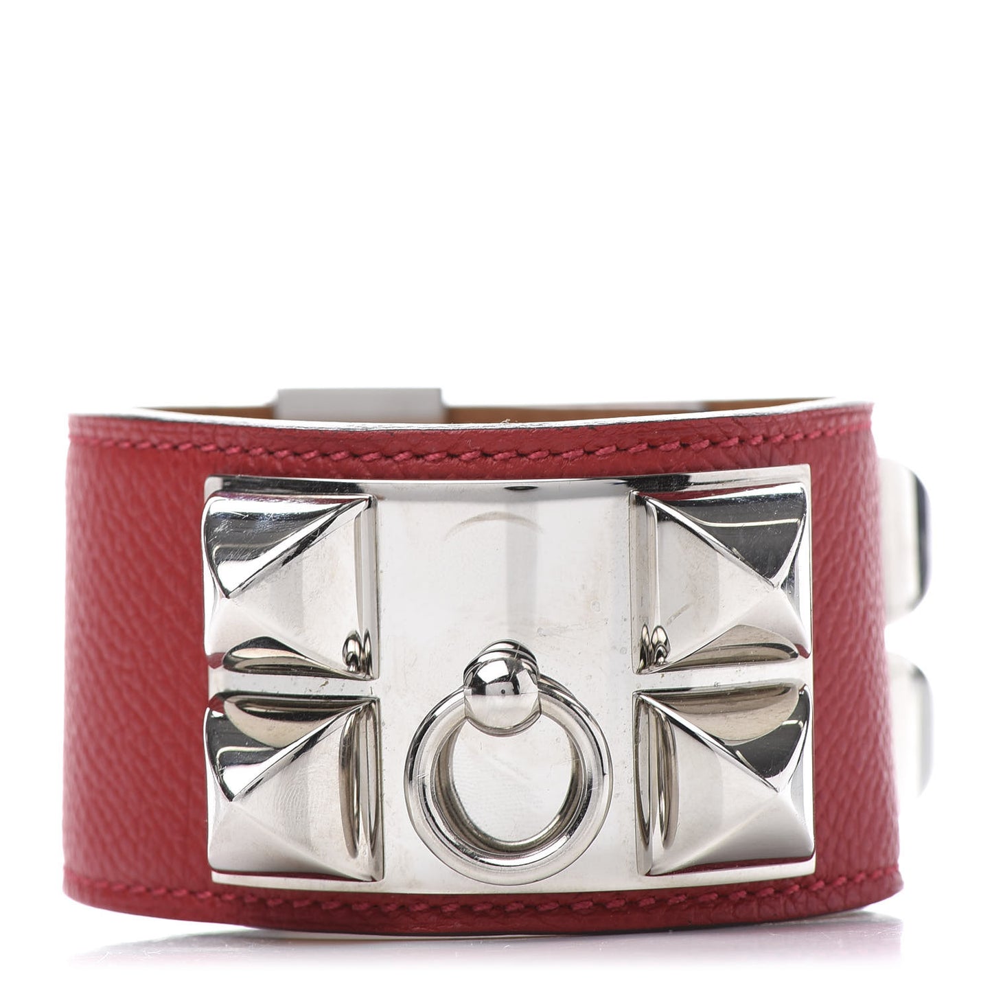 Epsom Collier De Chien CDC Bracelet S Rouge Casaque