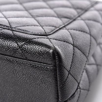 Chanel Caviar Quilted Jumbo Kelly Flap Black 14 of 20