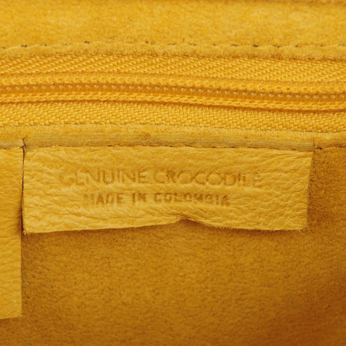 Crocodile Tote Orange