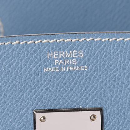 Hermes Epsom Birkin 30 Blue Jean 5 of 9
