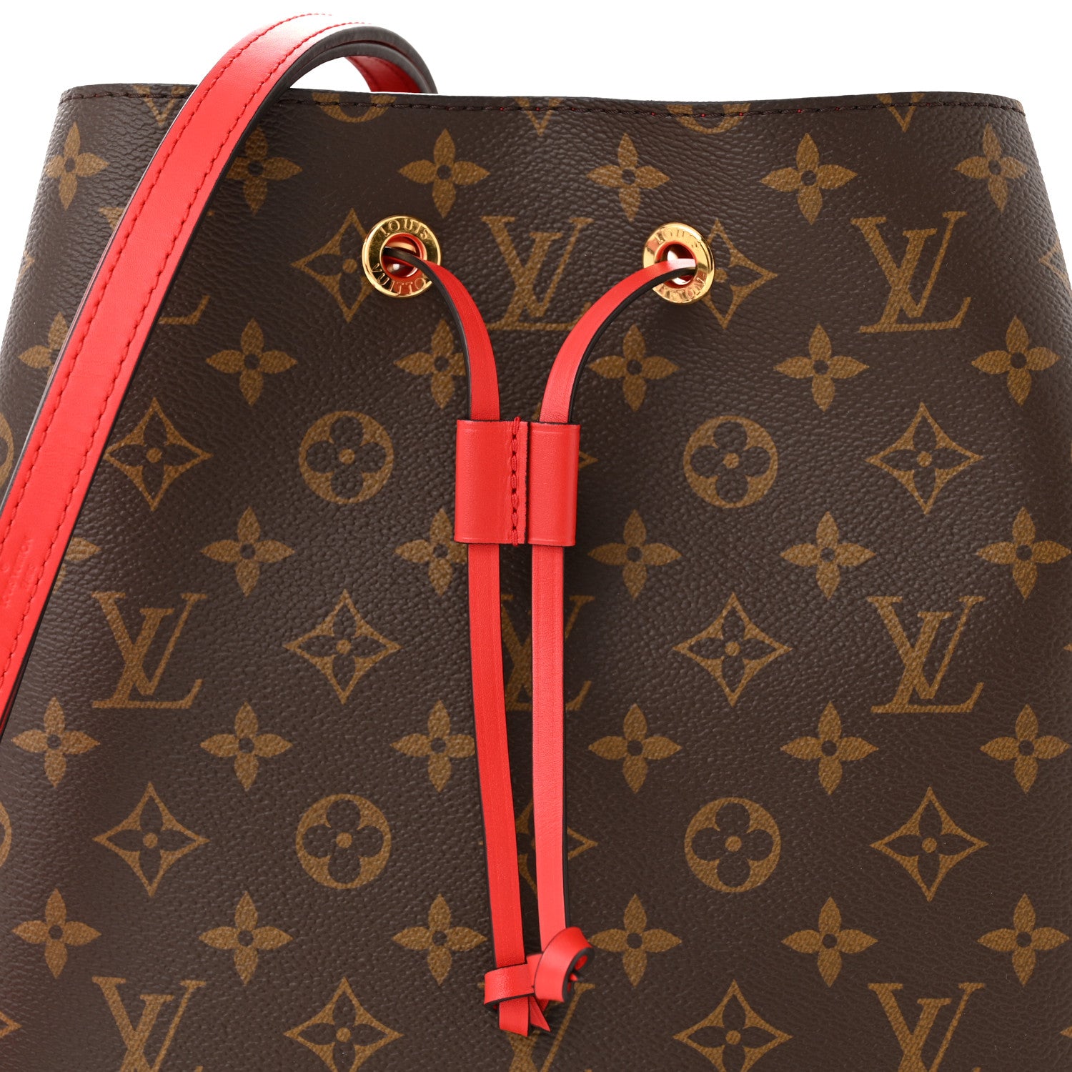 Louis Vuitton Monogram Neonoe MM Coquelicot 7 of 9