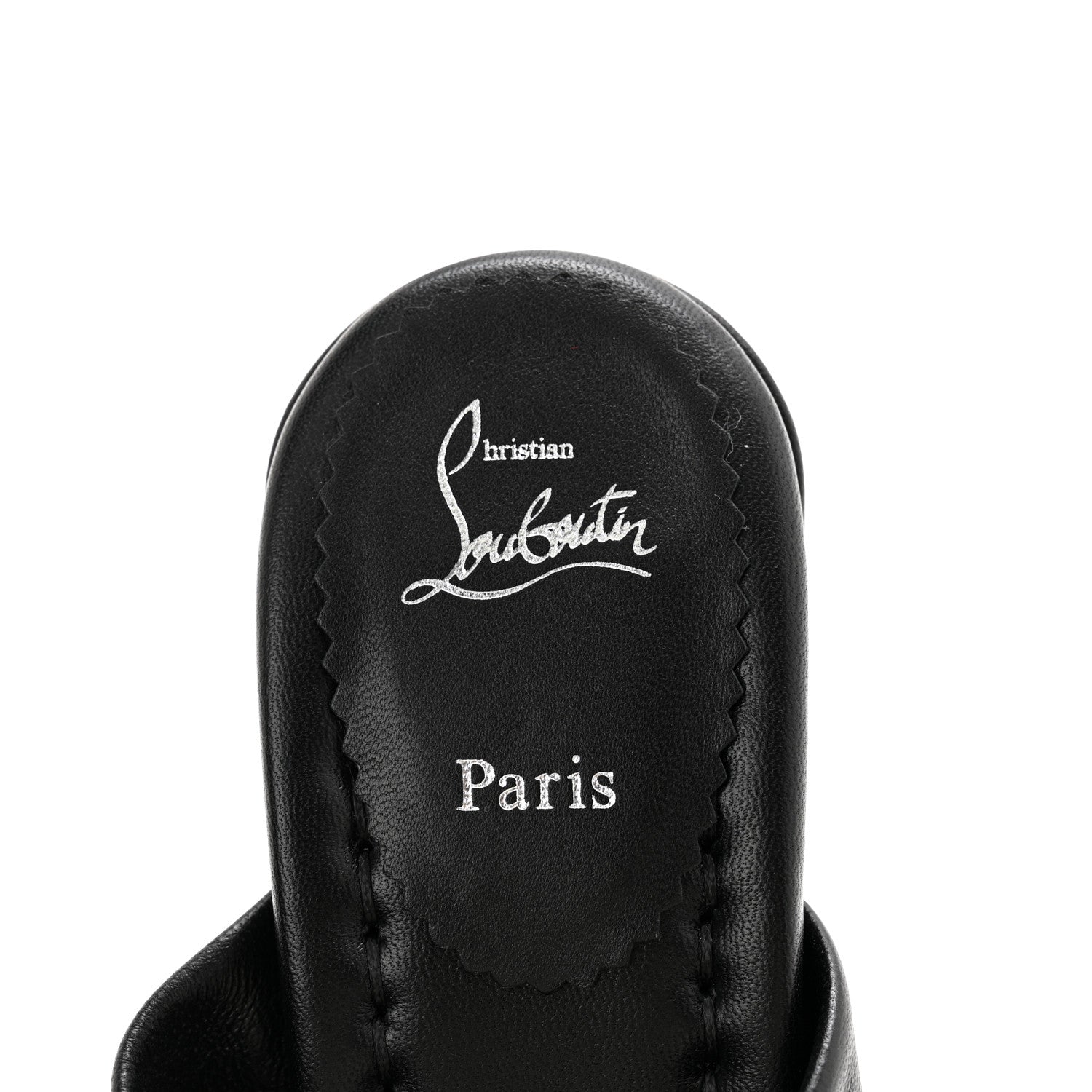 Christian Louboutin Nappa Spika Club 85 Sandals 38 Black 6 of 8