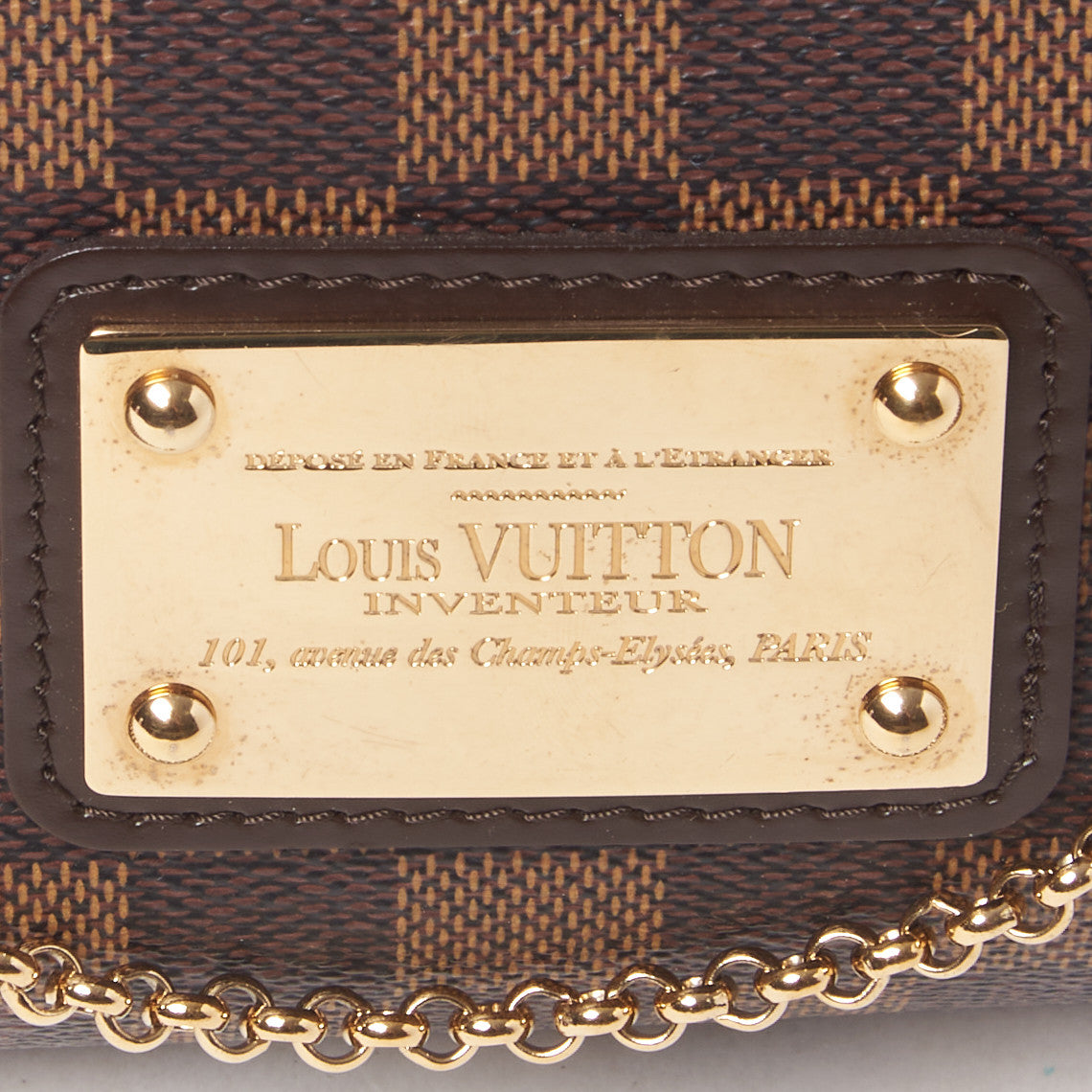 Louis Vuitton Damier Ebene Eva Clutch 8 of 8