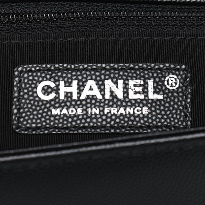 Chanel Caviar Quilted New Medium Boy Flap Black 6 of 9
