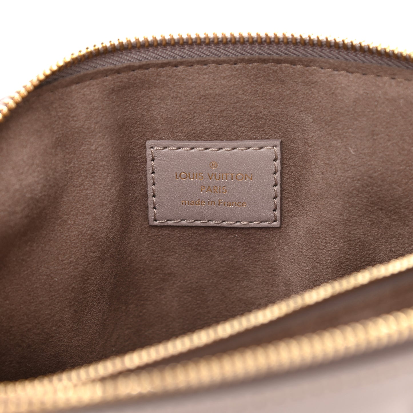 Lambskin Embossed Monogram Coussin PM Grey