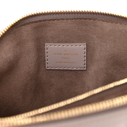 Louis Vuitton Lambskin Embossed Monogram Coussin PM Grey 6 of 8