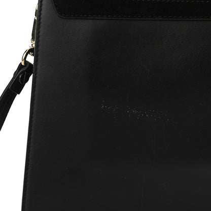 Chloe Suede Calfskin Medium Faye Shoulder Bag Black 10 of 10