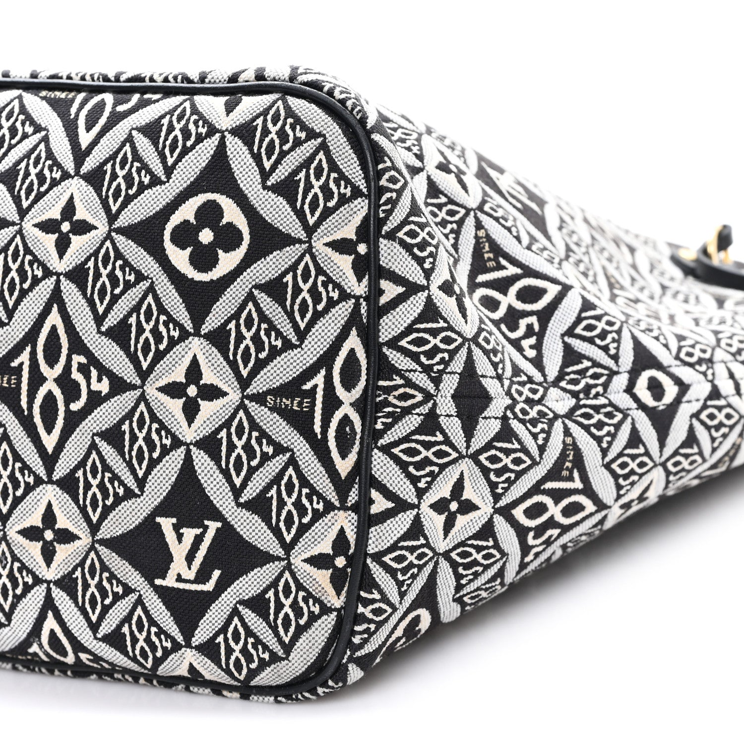 Louis Vuitton Jacquard Since 1854 Neverfull MM Grey 9 of 11