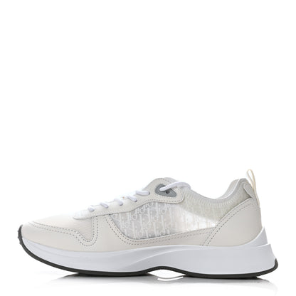 Christian Dior Suede Technical Mesh Oblique Mens B25 Runner Sneaker 41 White 1 of 9
