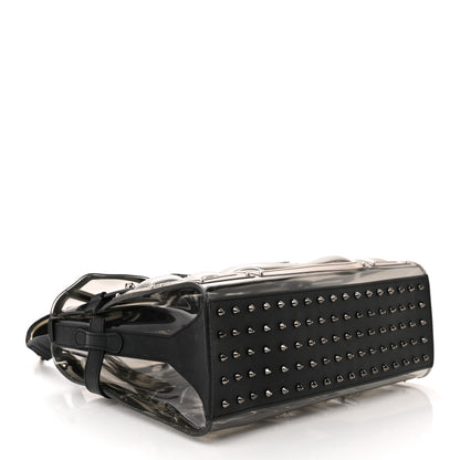 Delvaux Vinyl Gladiator Tempete Satchel Antique Silver Gold 4 of 10