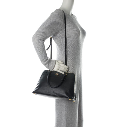 Prada Saffiano Lux Medium Promenade Tote Black 2 of 10