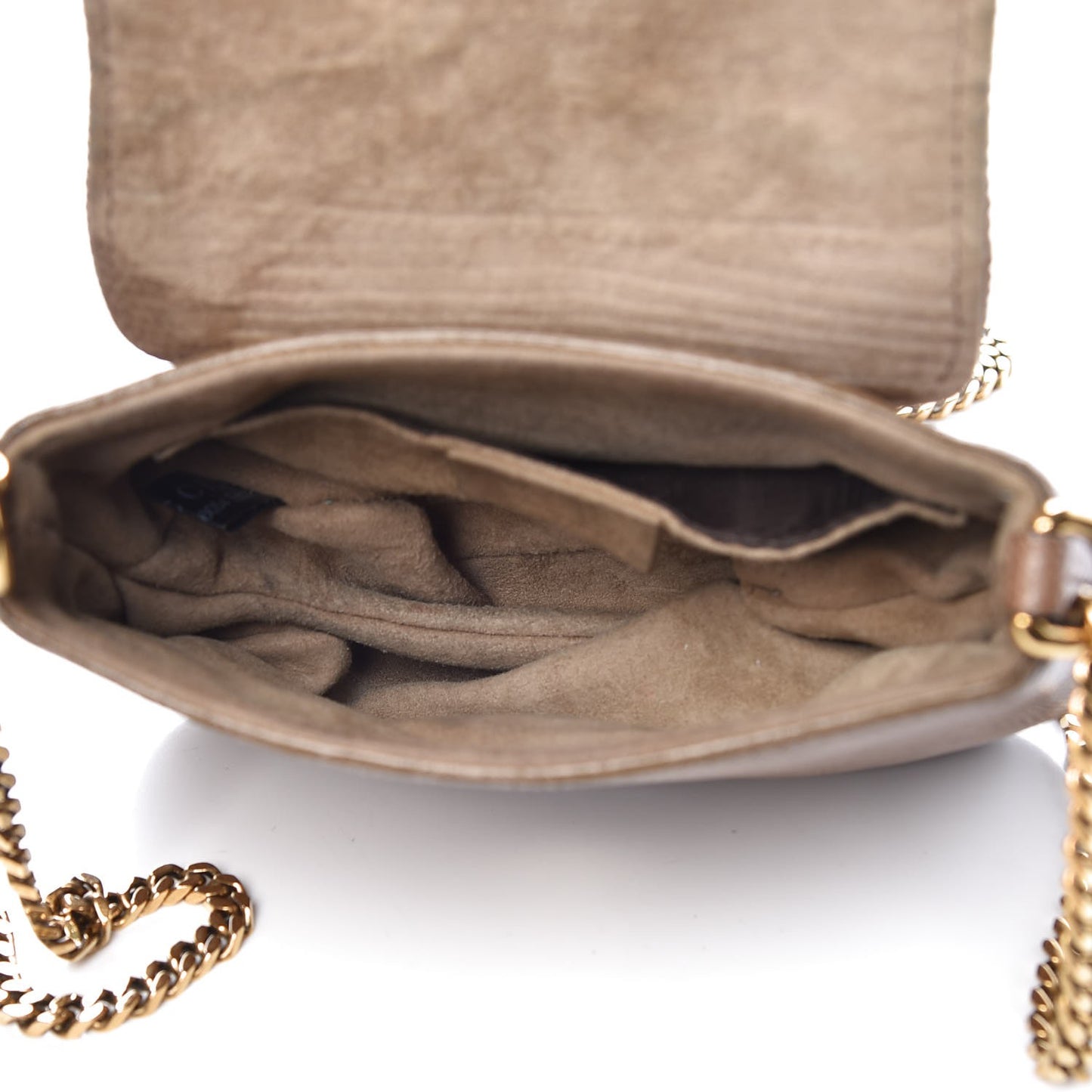 Lizard Small 1973 Chain Shoulder Bag Brown