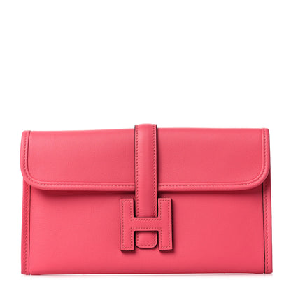 Hermes Swift Jige Duo Clutch Rose Azalee 1 of 8