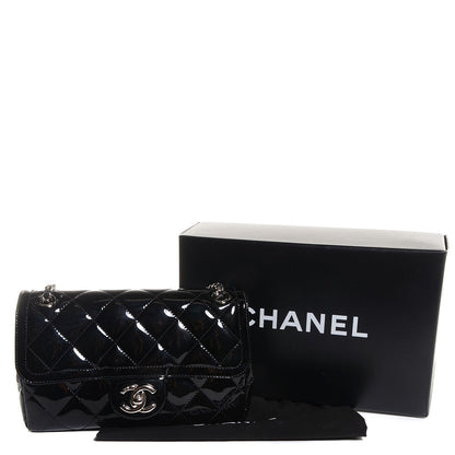 Chanel Patent Quilted Small Coco Shine Flap Black 5 of 9