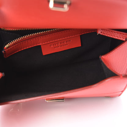 Givenchy Textured Calfskin Mini Pandora Box Crossbody Bag Red 5 of 10