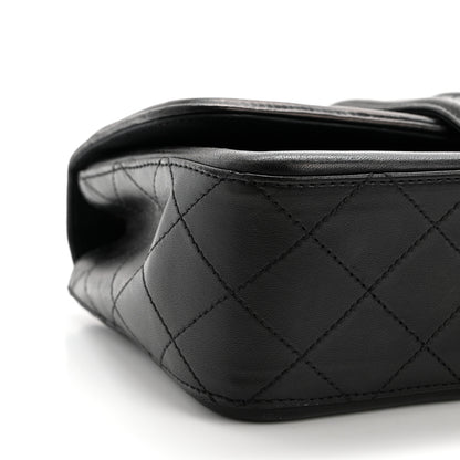 Chanel Lambskin Quilted Medium Elegant CC Flap Navy Black 9 of 11