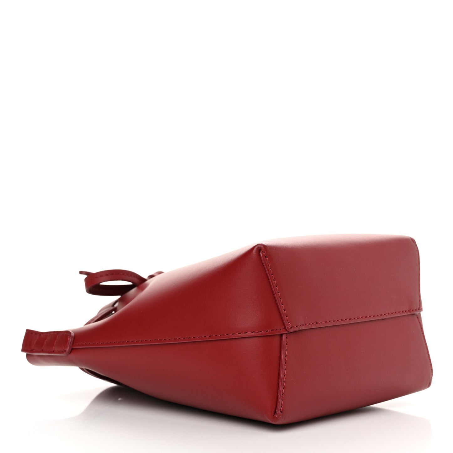 Calfskin Mini Mini Bucket Bag Burgundy
