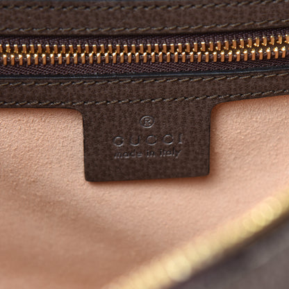 Gucci GG Supreme Web Small Ophidia Top Handle Shoulder Bag Brown 6 of 10