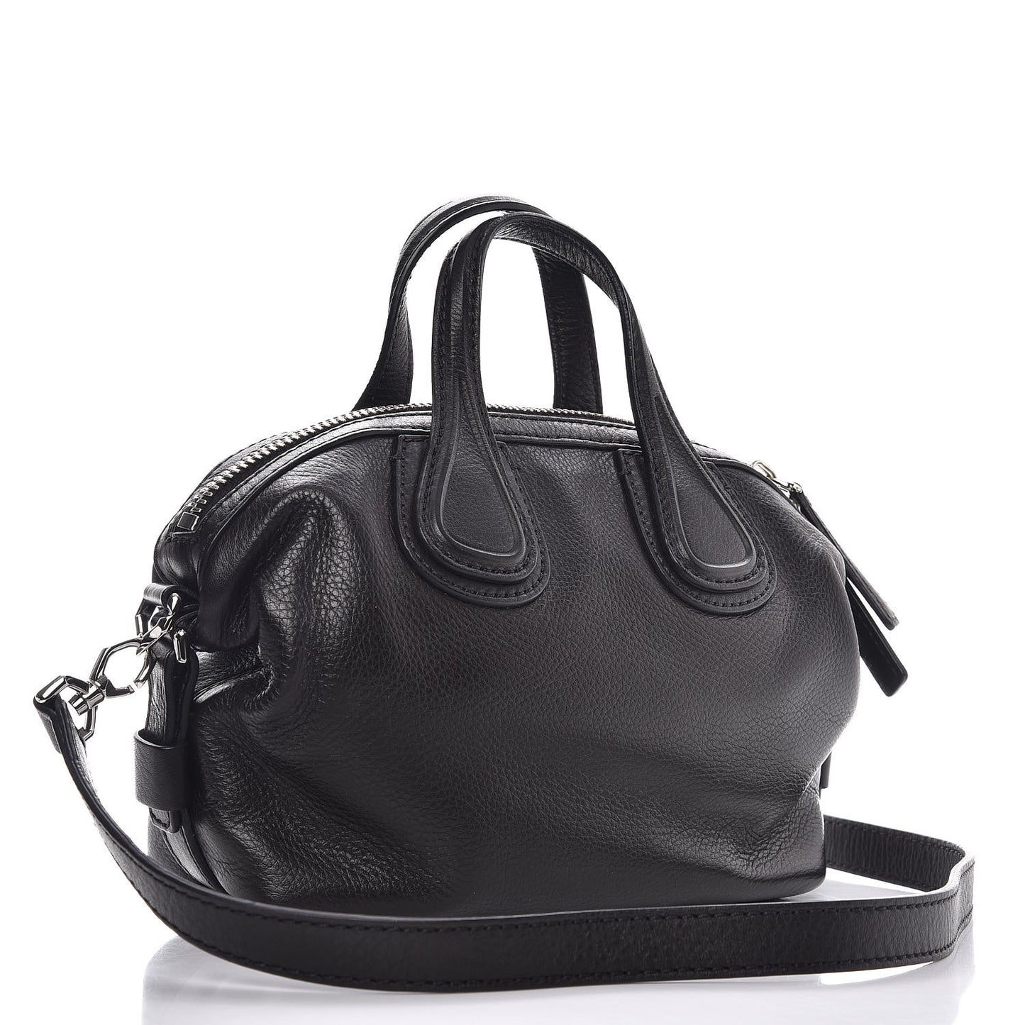 Waxed Calfskin Micro Nightingale Black