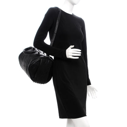 Alexander Wang Pebbled Lambskin Rocco Black Silver Hardware 2 of 6
