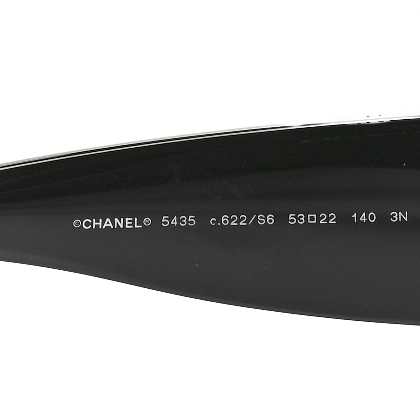 Acetate Rectangle Sunglasses 5435 Black