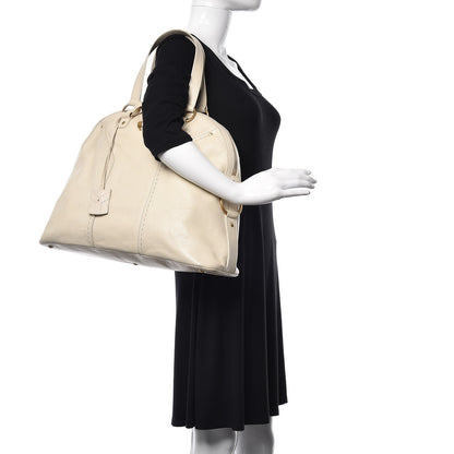 Saint Laurent Calfskin Oversized Muse Ivory 2 of 31