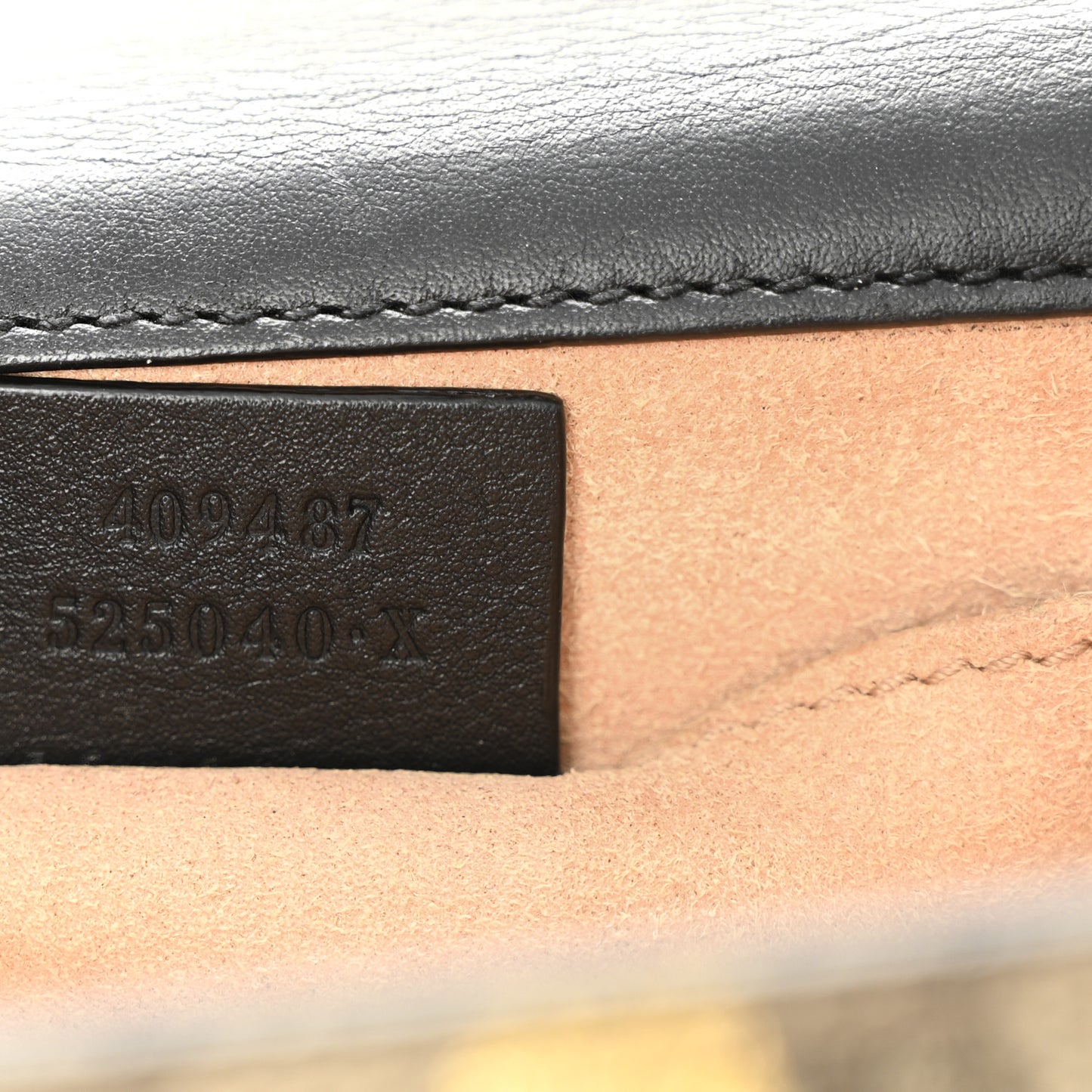 GG Supreme Monogram Bees Small Padlock Shoulder Bag Black