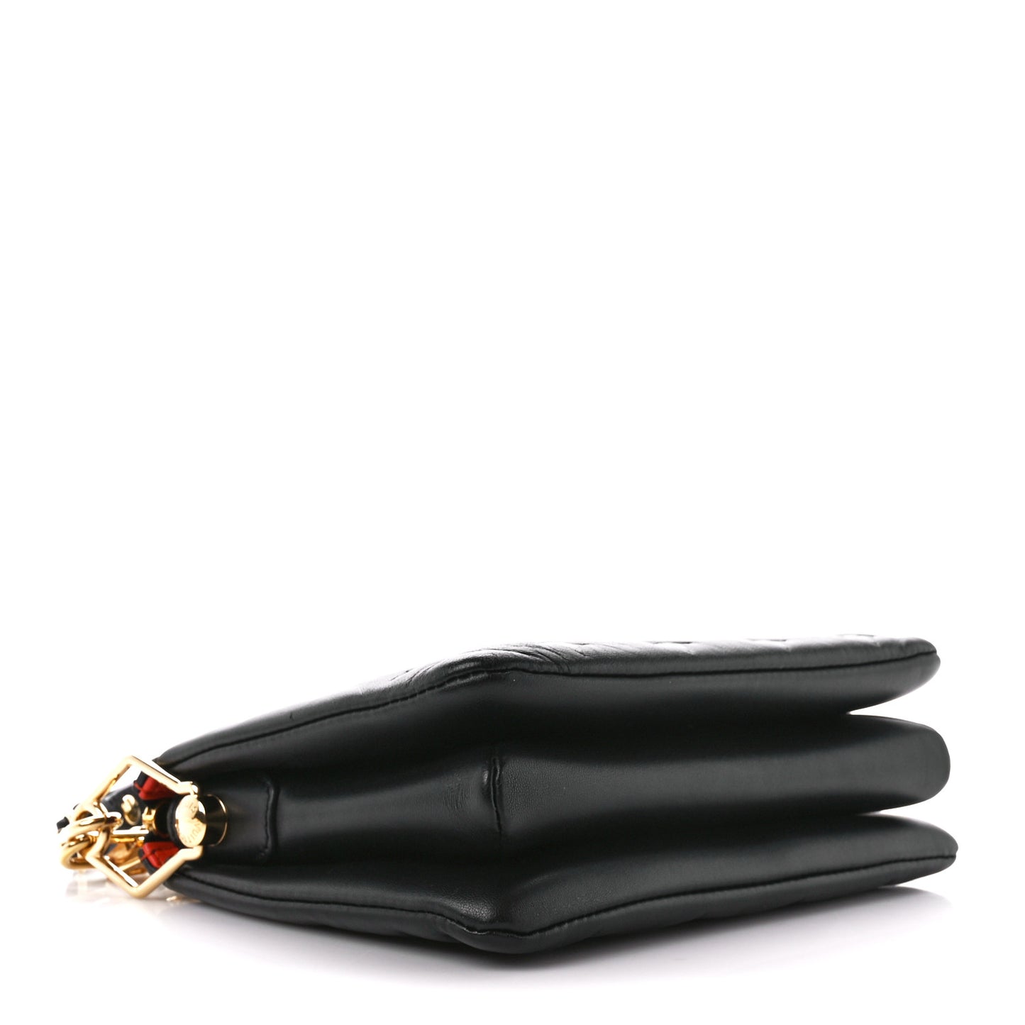 Lambskin Embossed Monogram Coussin BB Black