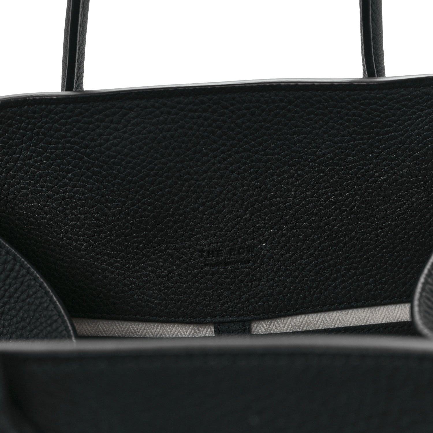 The Row Matte Grained Calfskin Soft Margaux 15 Black 6 of 12