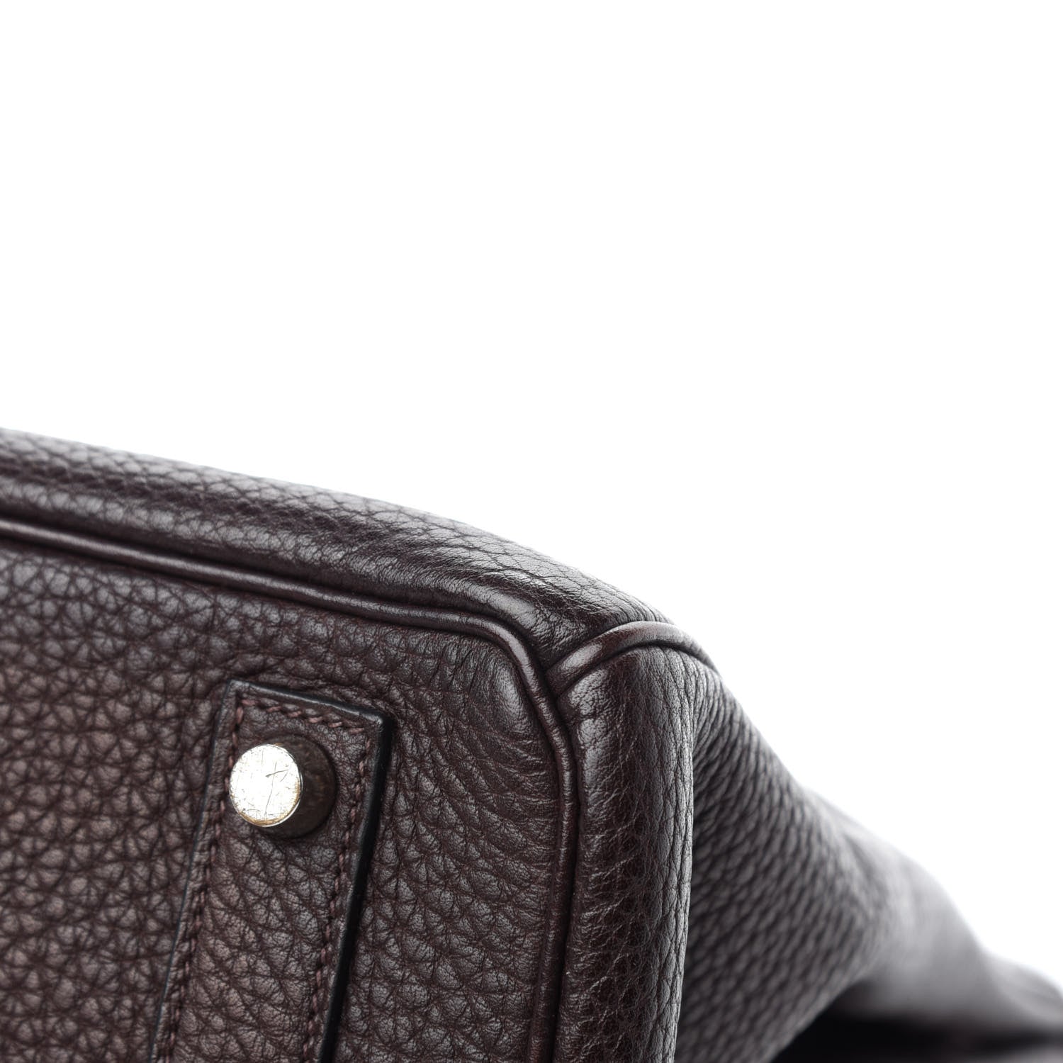 Hermes Togo HAC Birkin 32 Chocolate 11 of 14