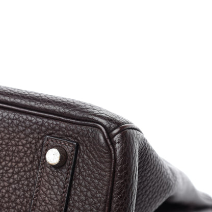 Hermes Togo HAC Birkin 32 Chocolate 11 of 14