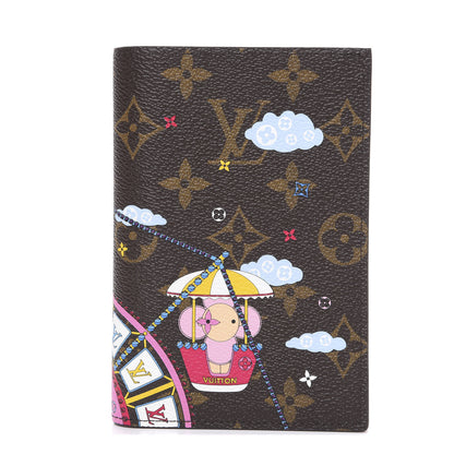 Louis Vuitton Monogram 2020 Christmas Animation Big Wheel Passport Cover Rose Ballerine 1 of 6