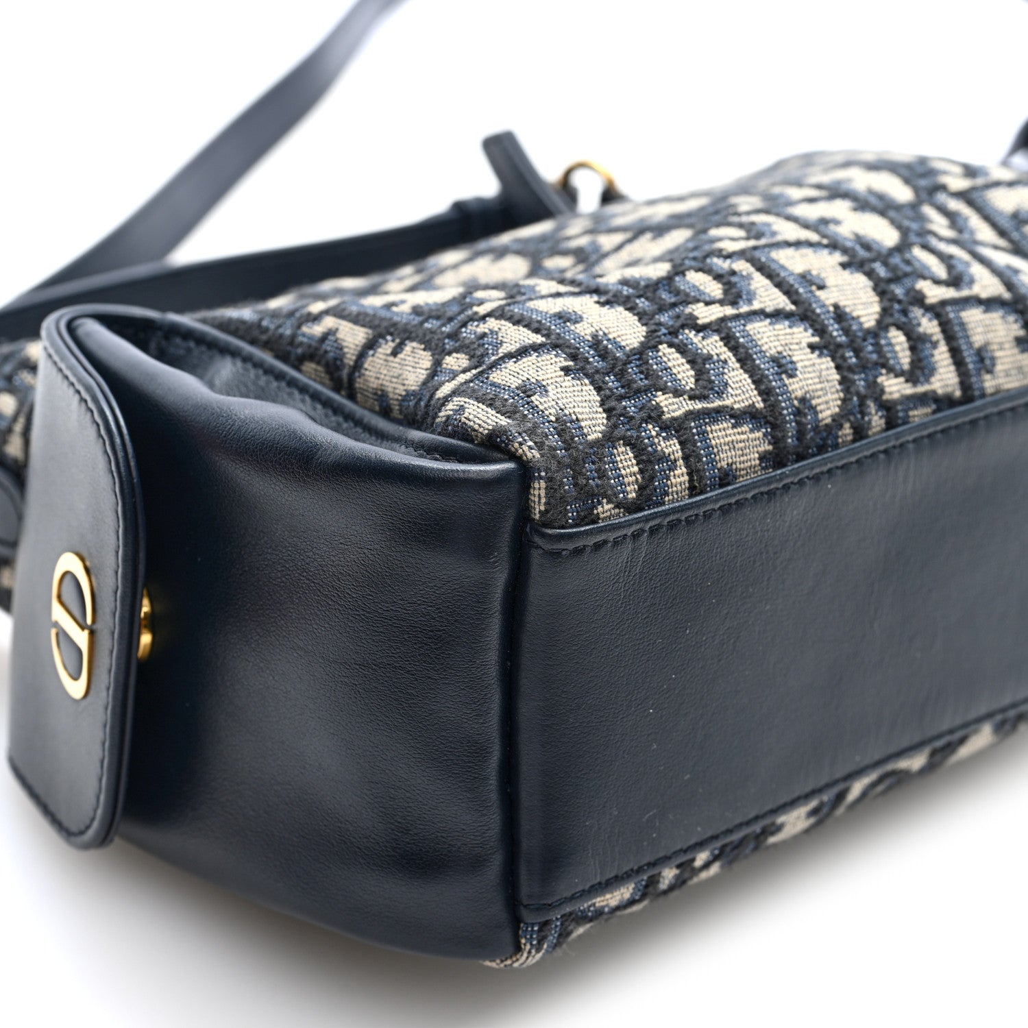 Christian Dior Oblique Jacquard Smooth Calfskin Mini D-Dream Blue 9 of 10