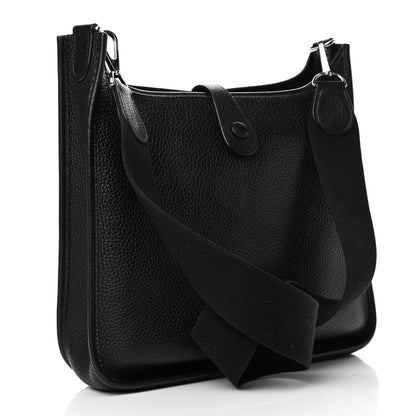 Hermes Taurillon Clemence Evelyne PM Black 2 of 4
