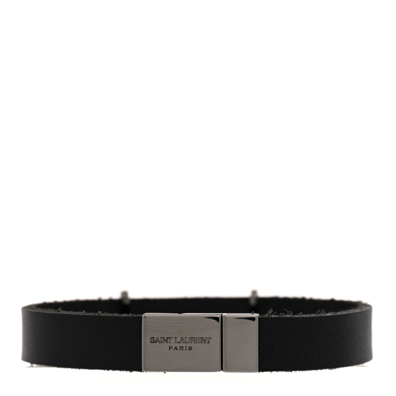 Saint Laurent Calfskin Opyum Bracelet S Black 3 of 5