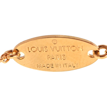 Louis Vuitton Metal Louisette Charm Bracelet Gold 5 of 6