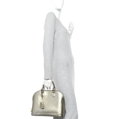 Louis Vuitton Vernis Alma PM Gris Art Deco 2 of 9