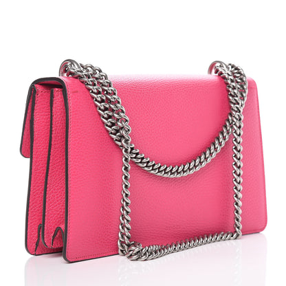 Gucci Pebbled Calfskin Embellished Guccify Small Dionysus Shoulder Bag Rosa 3 of 11