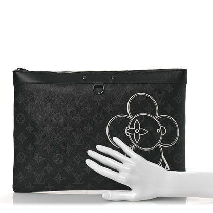 Louis Vuitton Monogram Eclipse Vivienne Apollo Pochette GM 2 of 11