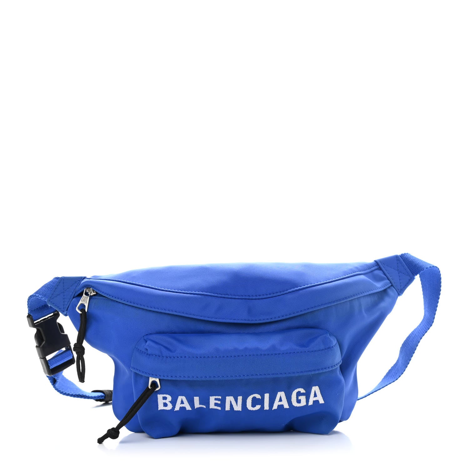 Balenciaga Sport Nylon Logo Embroidered Wheel Beltpack Bleu Roi 1 of 11