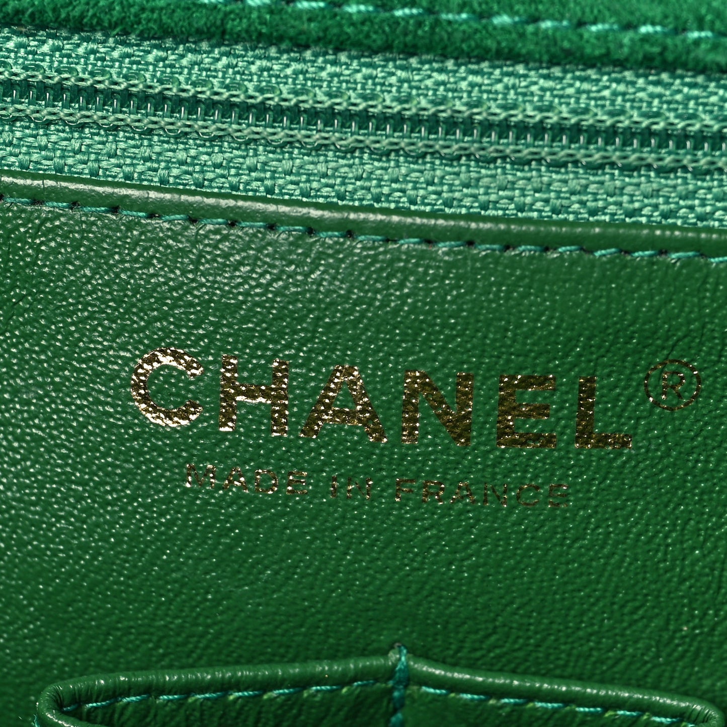 Suede Lambskin Scallop Quilted Small Pagoda Flap Green