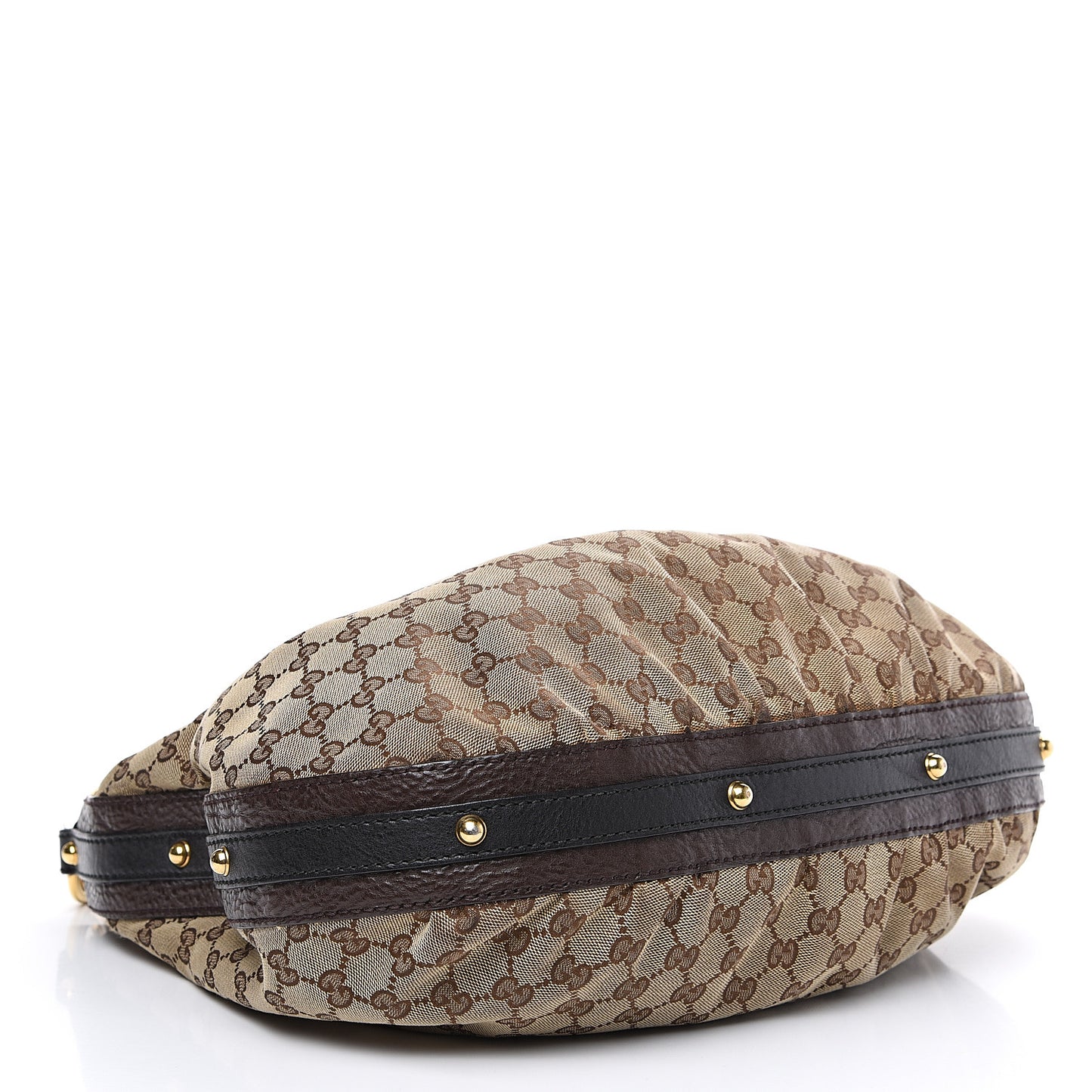 Monogram Medium Interlocking Hobo Dark Brown