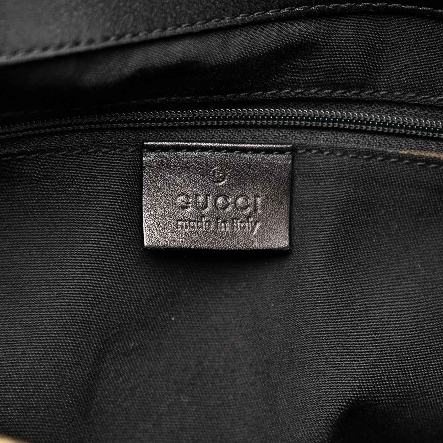 Patent D Gold Tote Black