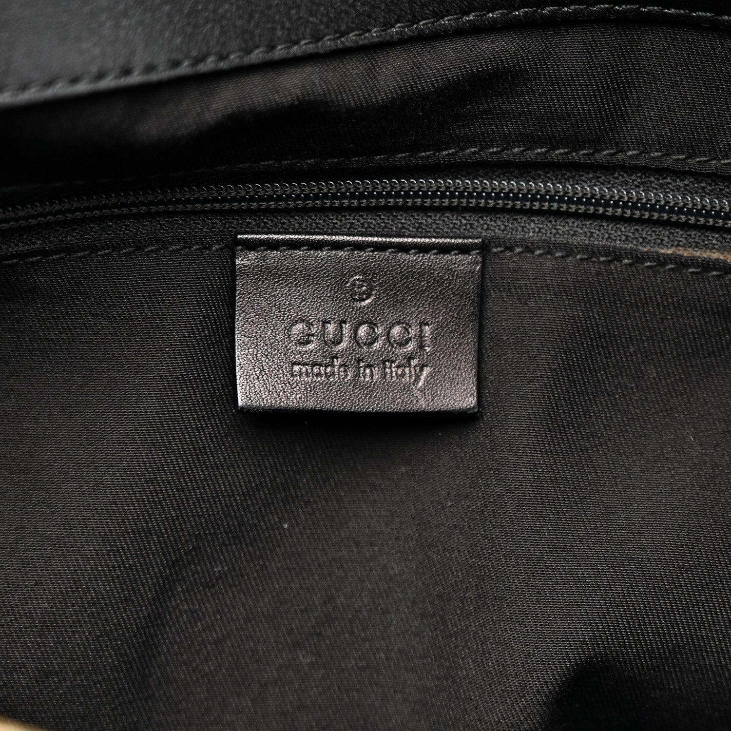 Gucci Patent D Gold Tote Black 6 of 12