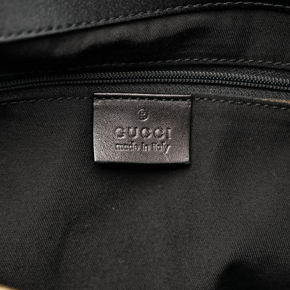 Gucci Patent D Gold Tote Black 6 of 12