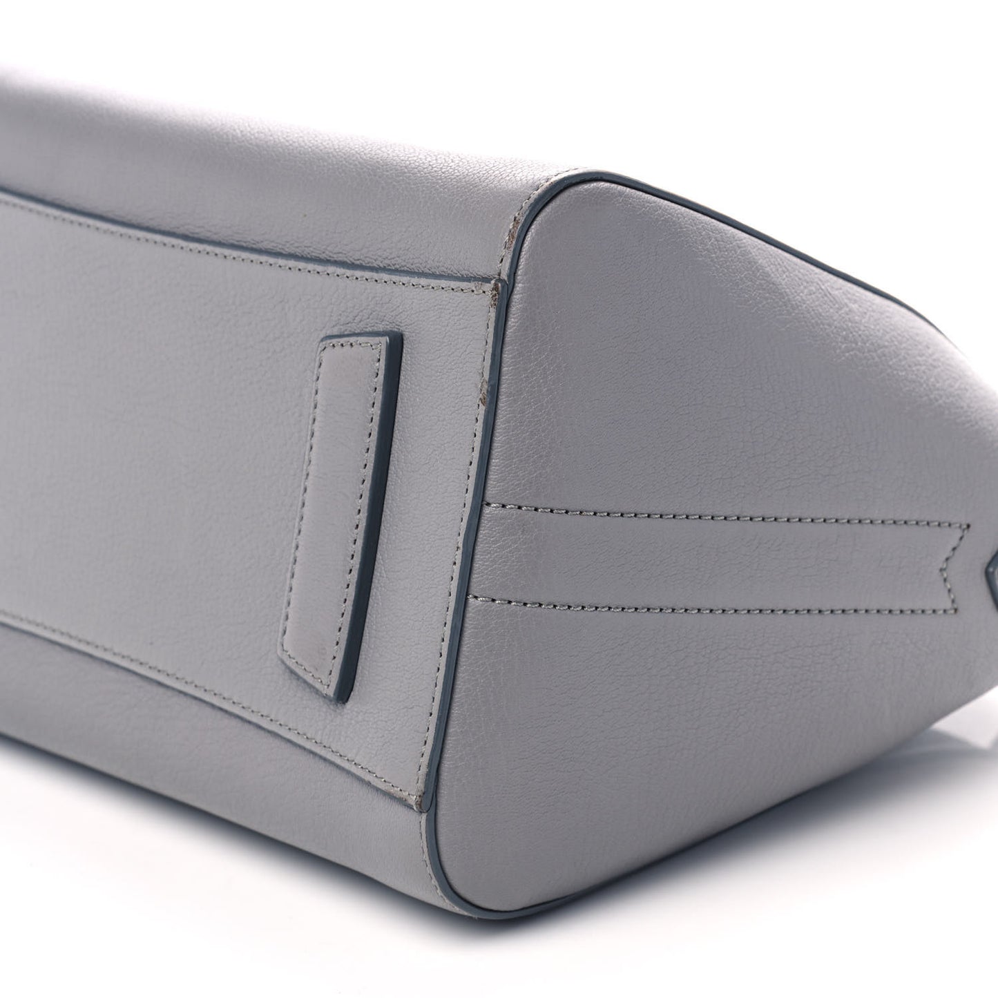 Sugar Goatskin Small Antigona Pearl Grey