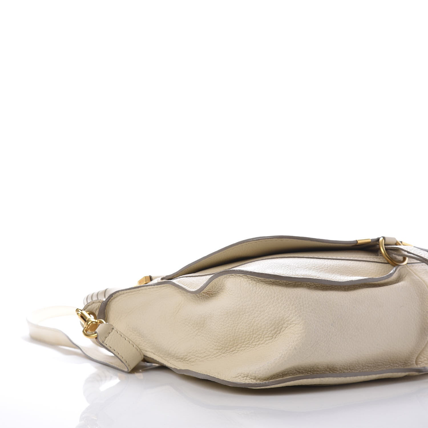 Chloe Calfskin Medium Marcie Satchel Cream 5 of 14
