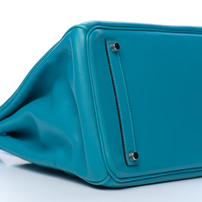 Hermes Swift Birkin 35 Turquoise 30 of 36