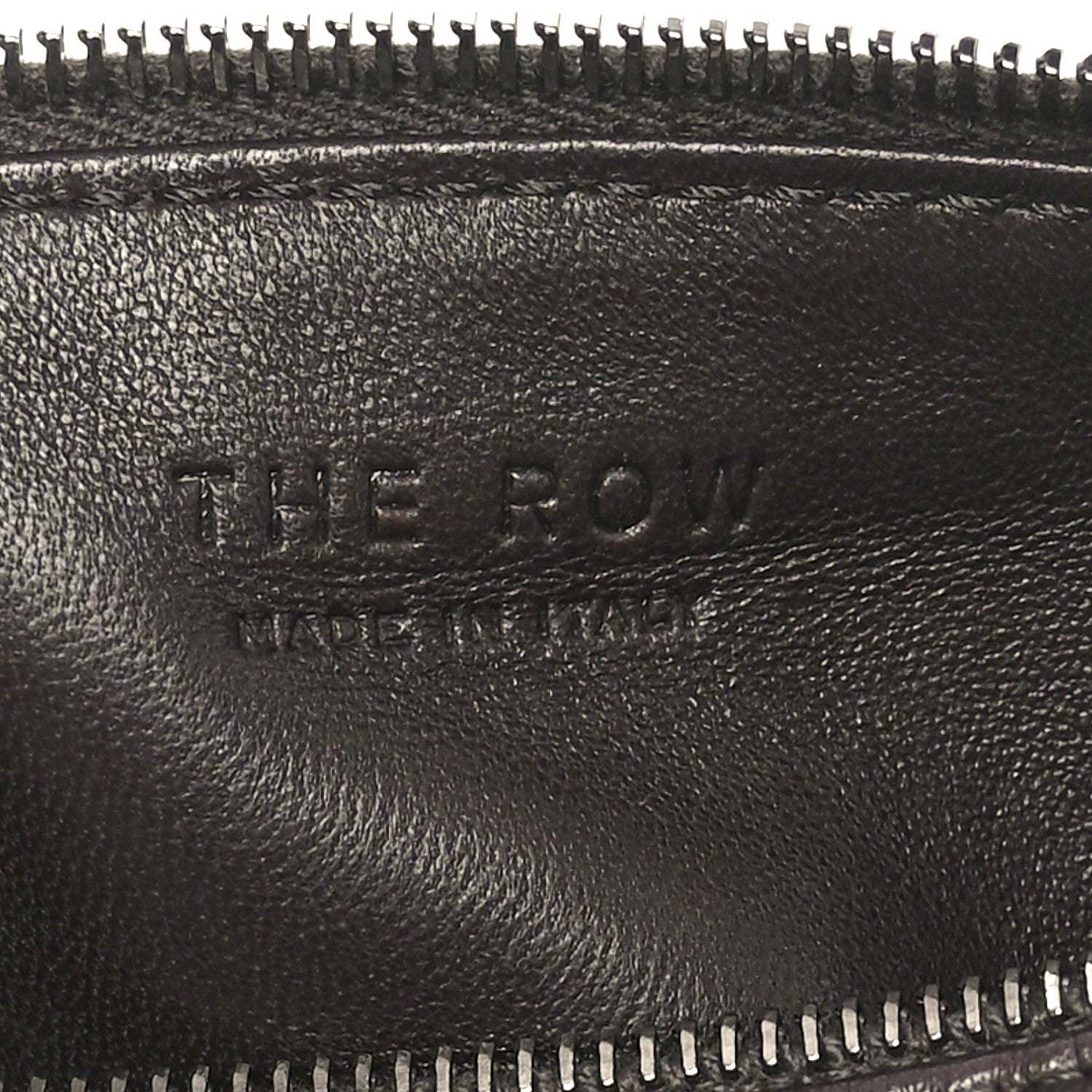 The Row Grained Calfskin 90's Bag Chocolate 6 of 9