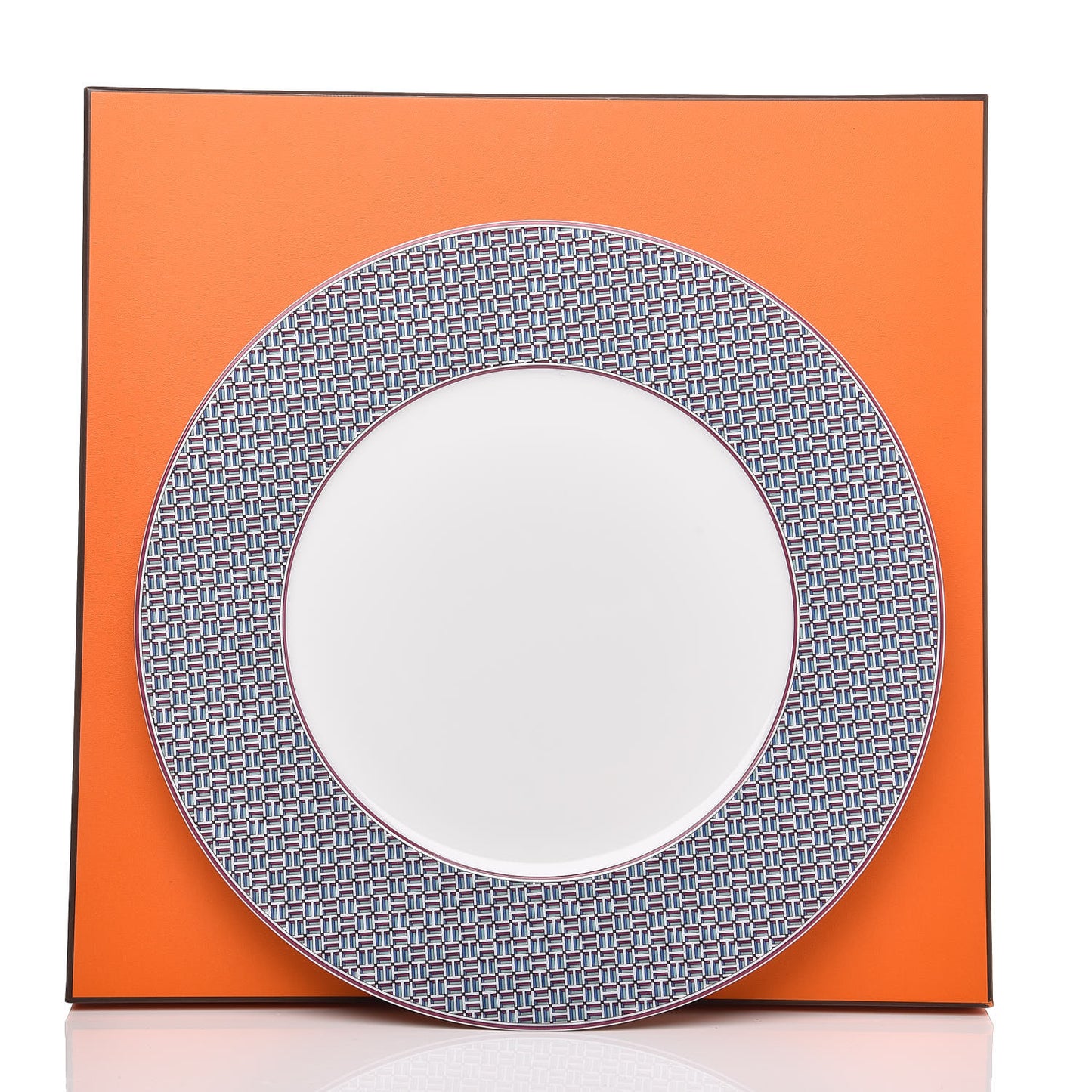 Porcelain Tie Dinner Plate Set of 2